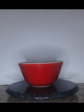 Vintage Pyrex Friendship Red 402 Mixing Bowl
